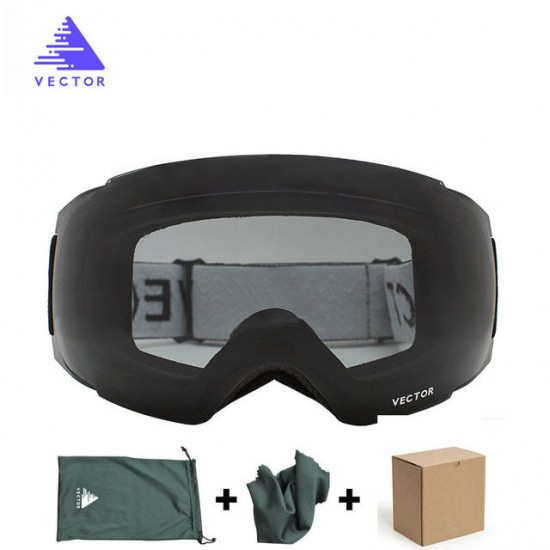 VECTOR Ski Goggles Double UV400 Anti Fog Big Mask Glasses Skiing Professional  Snow Snowboard