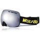 WOLFBIKE Double UV400 Anti Fog Windproof Ski Goggles  Snowboard Skiing Glasses