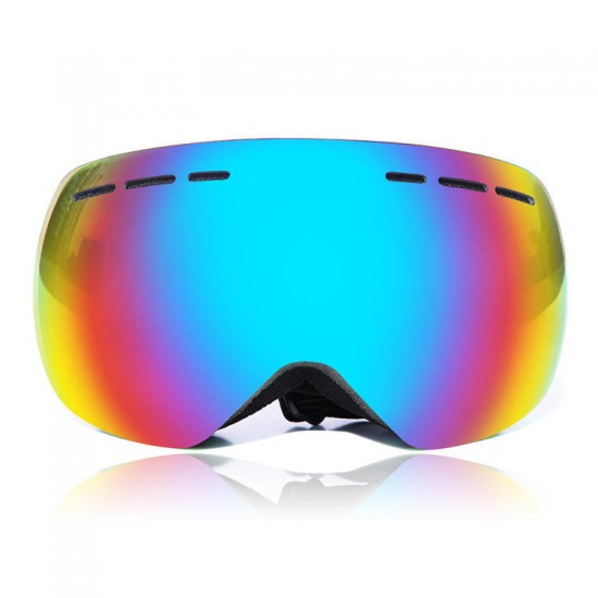 WOLFBIKE Double UV400 Anti Fog Windproof Ski Goggles  Snowboard Skiing Glasses