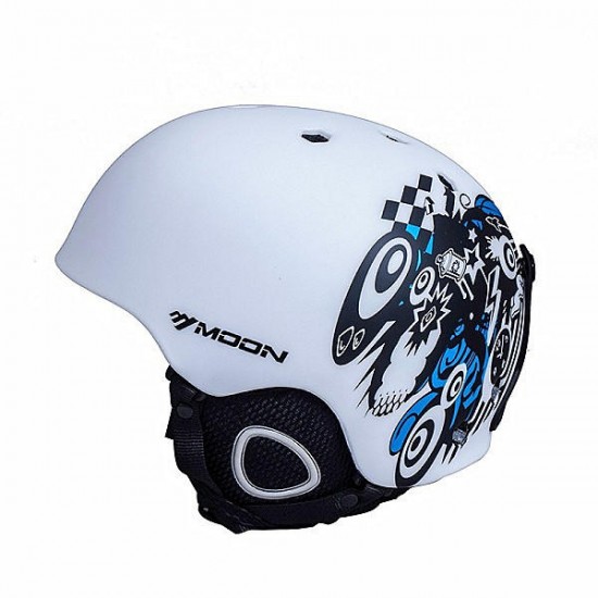 MOON Ski Helmet Safety Skiing Helmet Snowboard Sport Head Protection Bicycle Helmets MOON Ski Helmet Safety Skiing Helmet Snowboard Sport Head Protection Bicycle Helmets