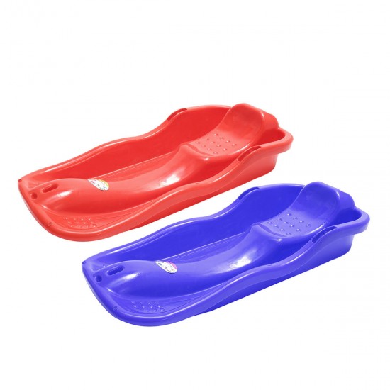 Outdoor Plastic Skiing Board Sled Luge Snow Grass Sand Board Pad With Rope For Double People Outdoor Plastic Skiing Board Sled Luge Snow Grass Sand Board Pad With Rope For Double People