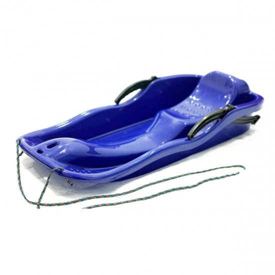 Outdoor Plastic Skiing Board Sled Luge Snow Grass Sand Board Pad With Rope For Double People