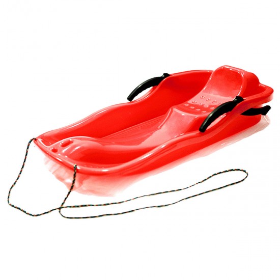 Outdoor Plastic Skiing Board Sled Luge Snow Grass Sand Board Pad With Rope For Double People