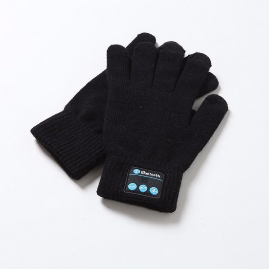 KALOAD Winter Warm Smart Touch Screen Bluetooth Wireless Hands Free Calls MP3 Play Gloves