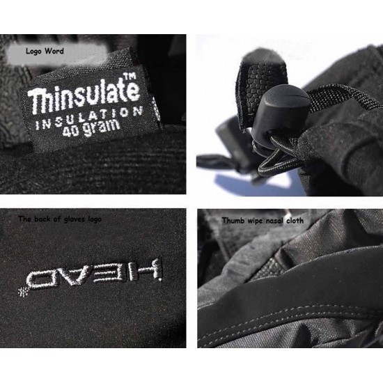 Men Mountain Ski Gloves Waterproof Warm Snowboard Motorcycle Winter Snowmobile Mittens Men Mountain Ski Gloves Waterproof Warm Snowboard Motorcycle Winter Snowmobile Mittens