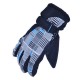 Qutdoor Snow Sport Hiking Camping Ski Gloves Thicken Non-slip Waterproof Sheep Leather