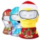 Christmas Face Mask Christmas Winter Skiing Cap Cycling CS Hat Christmas Face Mask Christmas Winter Skiing Cap Cycling CS Hat