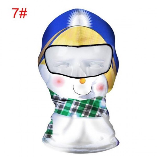 Christmas Face Mask Christmas Winter Skiing Cap Cycling CS Hat