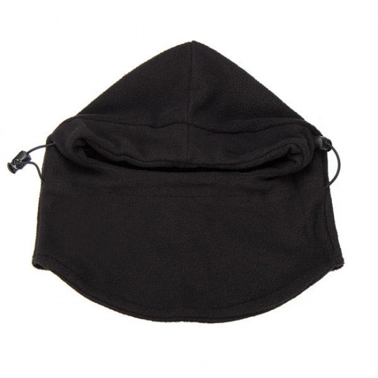 Fleece Two-sided Skiing Riding Caps CS Hats Face Mask Black Gray Fleece Two-sided Skiing Riding Caps CS Hats Face Mask Black Gray