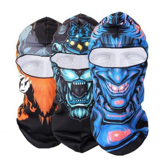 Men Women Winter Neck Face Mask Printed Skiing Hat Cycling Caps Men Women Winter Neck Face Mask Printed Skiing Hat Cycling Caps