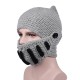 Outdoor Cycling Rome Knight Knitting Hat Winter Ski Mask Cap Manual Knitting Men Hats Outdoor Cycling Rome Knight Knitting Hat Winter Ski Mask Cap Manual Knitting Men Hats