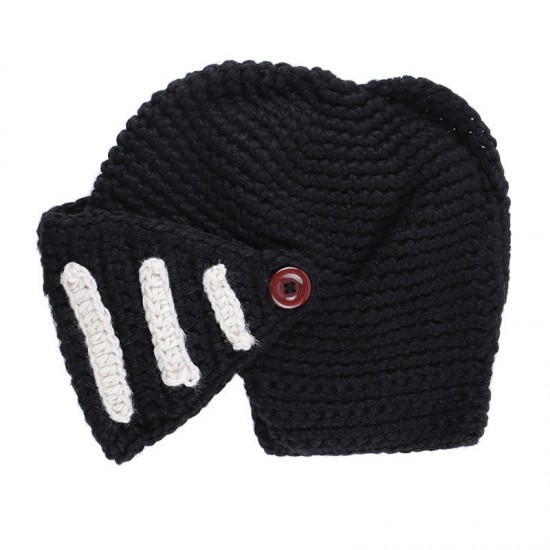 Outdoor Cycling Rome Knight Knitting Hat Winter Ski Mask Cap Manual Knitting Men Hats Outdoor Cycling Rome Knight Knitting Hat Winter Ski Mask Cap Manual Knitting Men Hats
