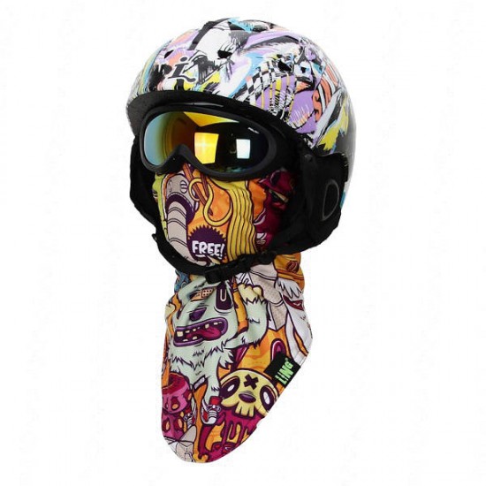 Unisex Pirates 3D Printed Triangular Scarf  Winter Ski Motorcycle Warmer CS Face Mask