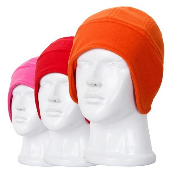 Winter Knitted Cap Fleece Thermal Protect Ear Caps  Men and Women Thicken Skiing Caps