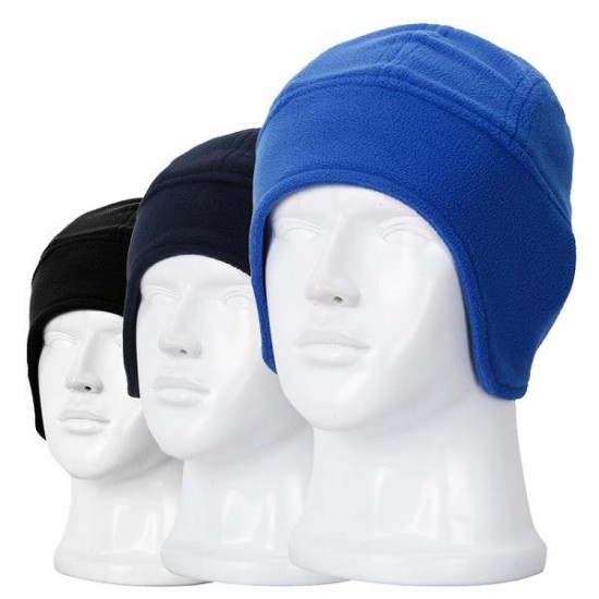 Winter Knitted Cap Fleece Thermal Protect Ear Caps  Men and Women Thicken Skiing Caps