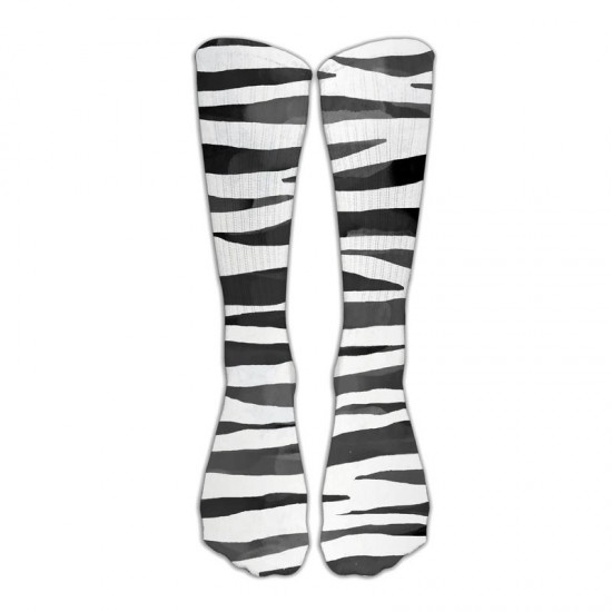1 Pair 3D Animals Print Sock Adult 40cm Crew Long Socks Soft Casual Cute Cotton Socks Cosplay Tube Socks