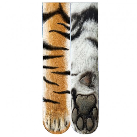 1Pair 3D Animals Print Socks Children Crew Long Socks Soft Casual Cute Cotton Socks Cosplay Tube Socks