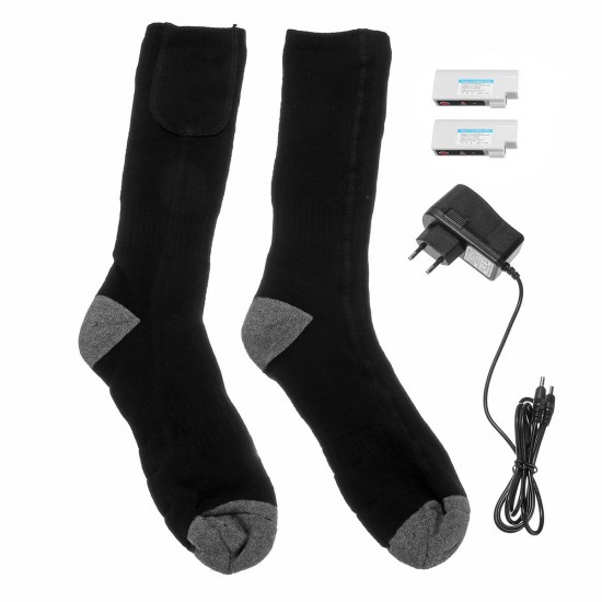 Cotton Electric Rechargeable Battery Heated Socks Winter Cycling Ski Warmer Feet Socks Cotton Electric Rechargeable Battery Heated Socks Winter Cycling Ski Warmer Feet Socks