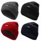 Fashion Men Camping Hat Winter Beanie Baggy Warm Wool Fleece Ski Cap