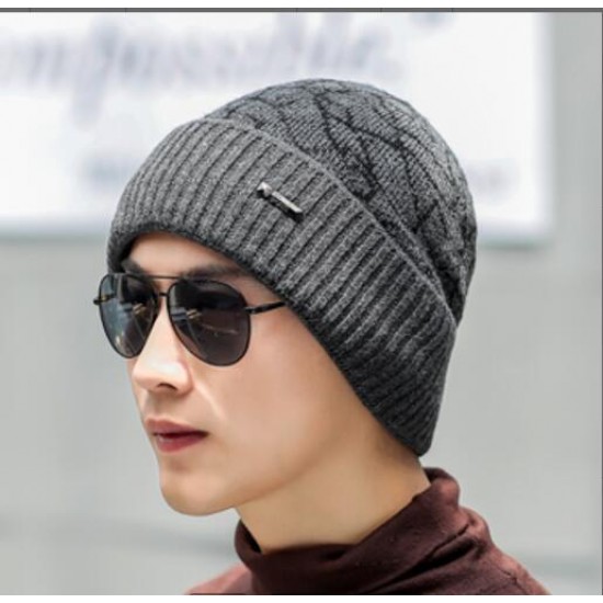 Fashion Men Camping Hat Winter Beanie Baggy Warm Wool Fleece Ski Cap Fashion Men Camping Hat Winter Beanie Baggy Warm Wool Fleece Ski Cap
