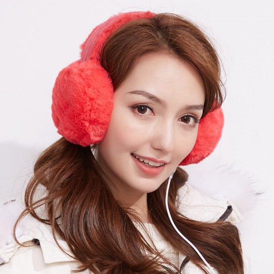 Iwinter Unisex Windproof Warm Hidden Headset Music Earmuffs