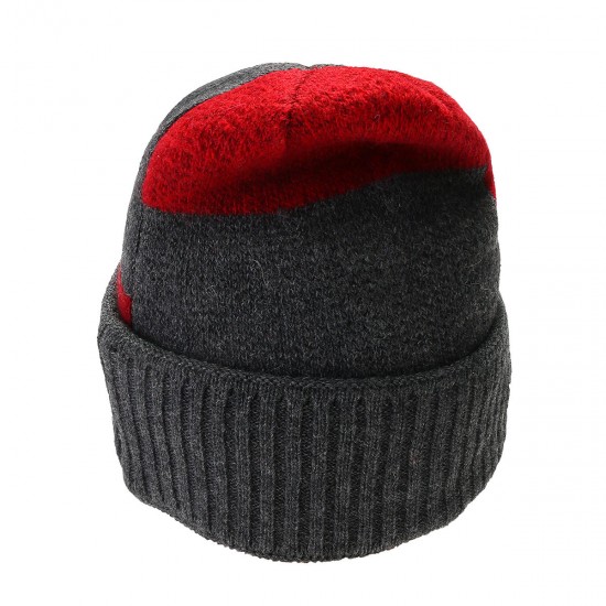 Men Camping Hat Winter Beanie Baggy Warm Wool Fleece Ski Cap