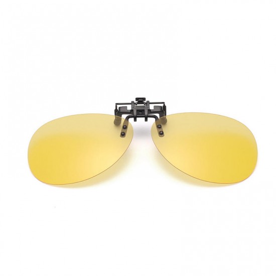 BIKIGHT Mirror Pilot Polarized Clip on Sun Glassess Night Vision Lens Polaroid Sun Glassess