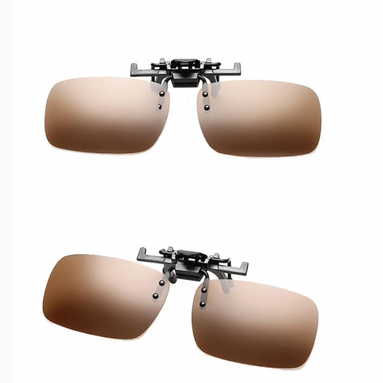 Polarized Clip On Sun Glassess Glasses Lens Unisex Night Vision Lens