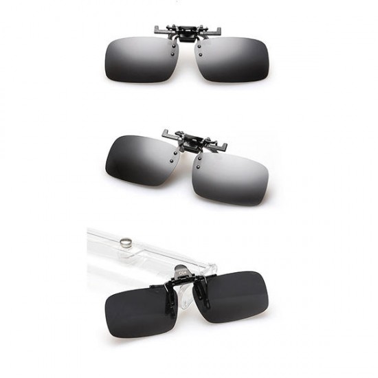 Polarized Clip On Sun Glassess Glasses Lens Unisex Night Vision Lens