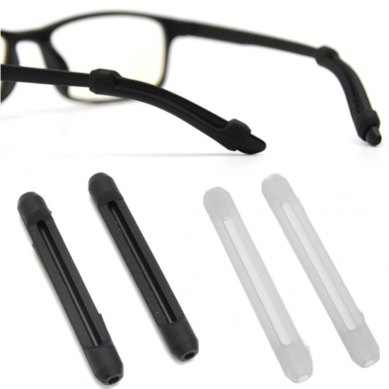 Comfortable Soft Silicone Anti Slip Ear-hooks for Glasses Eyeglasses Sunglasses