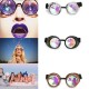 BIKIGHT Outdoor Festivals Kaleidoscope Glasses for Raves - Prism Diffraction Crystal Lenses