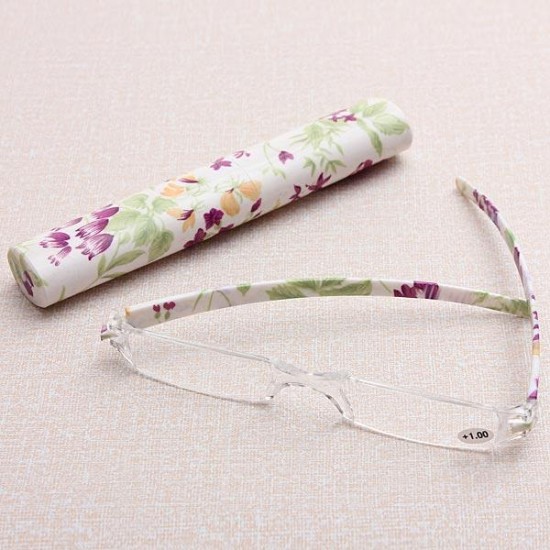 Rimless Presbyopic Reading Glasses With Case