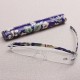 Rimless Reading Glasses Presbyopic Glasses Lens Multi Diopters With Case
