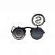 Steam Punk Gothic Vintage Sunglasses  Flip Up Round Sunglasses Goggles Personality Glasses For Men Women Metal Punk Sunglasses