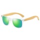 Bamboo Wood UV400 Outdoor Polarized Sunglasses Handmade Wooden Sunglasses For Men Women