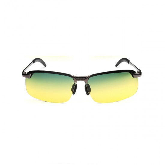 Women Men UV400 Polarized Sunglasses Clip On Driving Day Night Vision Glasses