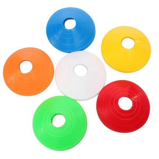 10 PCS Football Training Speed Disc Cone Cross  Roadblocks