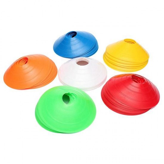 10 PCS Football Training Speed Disc Cone Cross  Roadblocks