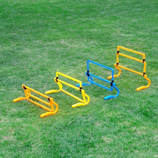 IPRee Removeable Football Training Mini Hurdle Jump Sensitive Soccer Speed Agility Practice Equipment