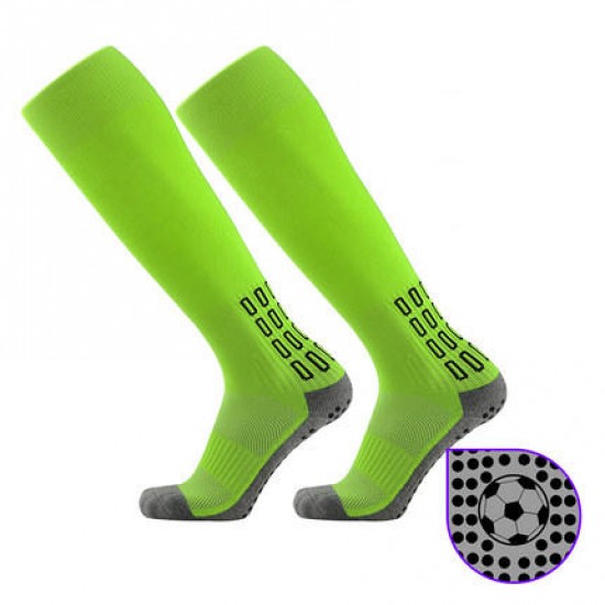 Men Women Anti-skid Soccer Socks Compression Football Stockings Thick Towel Bottom