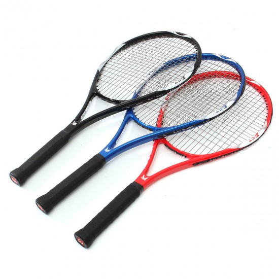 27inch Tennis Racket Racquet Carbon Fiber Equipped Anti-skid Handle Grip With Bag