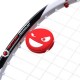 Smiling Face Tennis Racket Vibration Dampener Silicone Badminton Racquet Damper