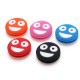 Smiling Face Tennis Racket Vibration Dampener Silicone Badminton Racquet Damper