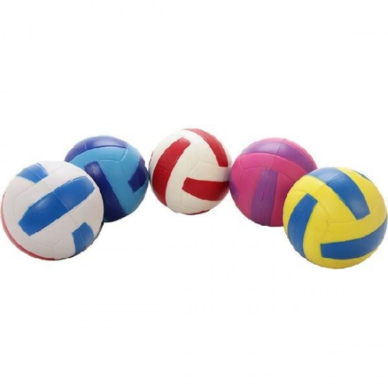 SUPER-K PU Foam Volleyball Children Early Learning Toy Elastic Soft Volleyball