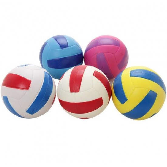 SUPER-K PU Foam Volleyball Children Early Learning Toy Elastic Soft Volleyball