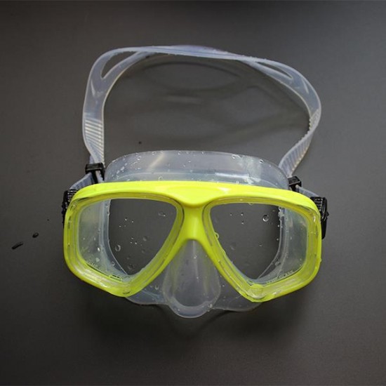 Anti Fog Waterproof Diving Swim Goggles Diving Glasses Face Mask Eyewear Tempered Glass Lens