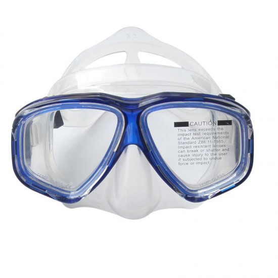 Anti Fog Waterproof Diving Swim Goggles Diving Glasses Face Mask Eyewear Tempered Glass Lens