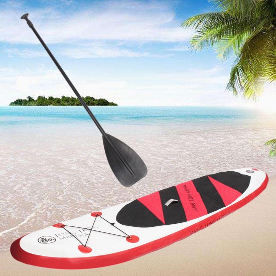 126x31.5x5.9 Inch Inflatable PVC Stand Up Paddle Board Exercise Training Surfboard Paddle Board