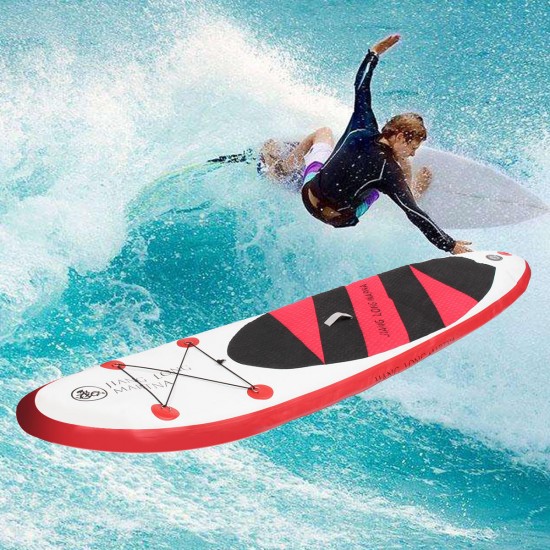 126x31.5x5.9 Inch Inflatable PVC Stand Up Paddle Board Exercise Training Surfboard Paddle Board