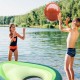 165 x 163cm Inflatable Boat Avocado Float Beach Ball Summer Lounger Water Equipment